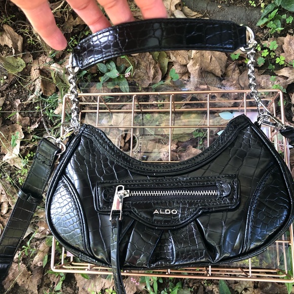 NWT Aldo Crossbody and Hand Bag 💼 Black - Picture 4 of 10